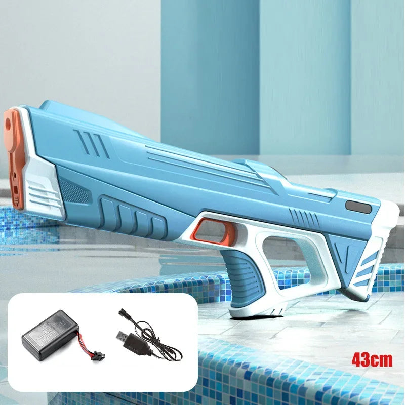 Summer Water Gun, Non-Electric, High-Pressure, Fully Automatic Shooting, Water Beach Toy Gun for Kids, Children, Boys, Girls