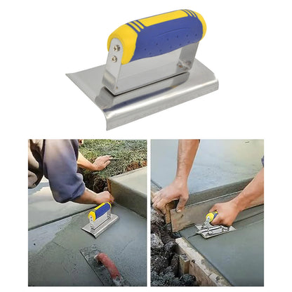Stainless Steel Corner Trowels, corner tool, Plastering Trowel, Concrete Trowel, Drywall Tool, Rubber Handle Corner Shaping Trowel