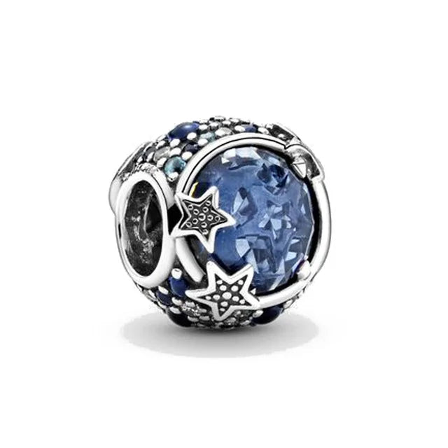New Hot Selling Blue Pentagram, Butterfly Bead Turtle, Fish Pendant Suitable for European Original Bracelet DIY Exquisite Jewelry