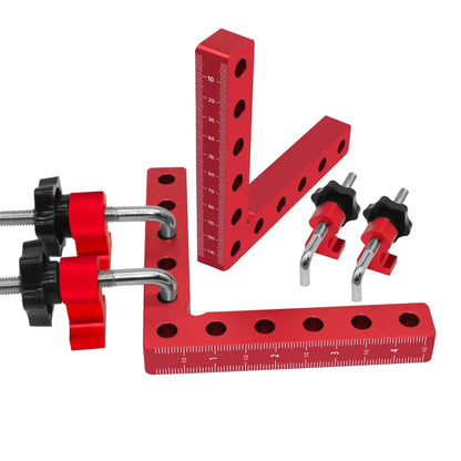 120/140mm Right Angle Fixing Clip 90 Degree L-shaped Auxiliary Fixture Positioning Panel Fixing Clamp Woodworking Clamping Tool