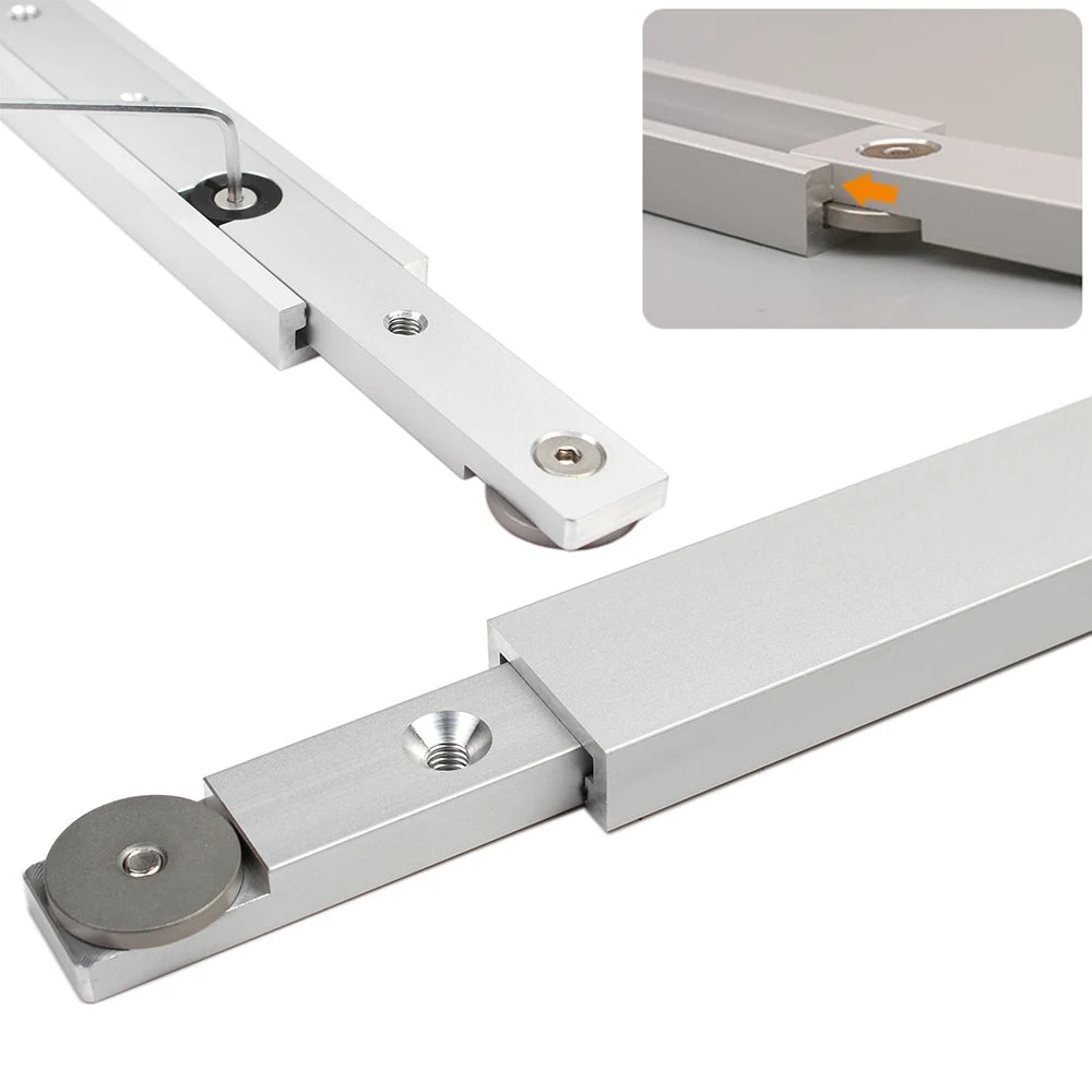 Aluminium Alloy T-tracks Slot Miter Track And Miter Bar Slider Table Saw Miter Gauge Rod Woodworking Tool Durable In Use
