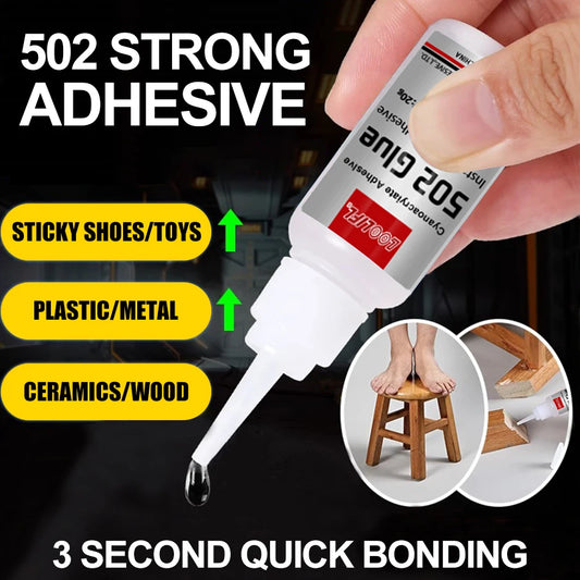 High Quality 502 Super Glue Bond, Fast Universal Glue For Toys Crafts Shoes Paper Wood Plastic, Fast Repairing, factory direct sale