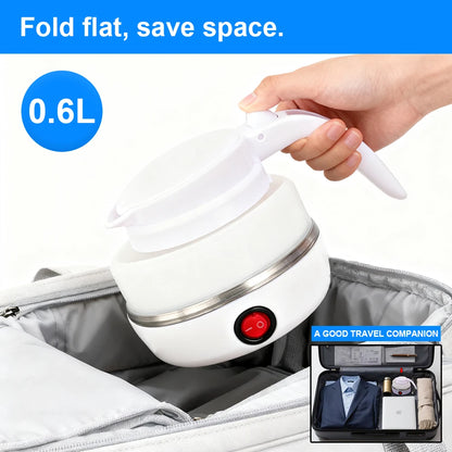 0.6L Mini Folding Kettle Portable Water Heater electric kettle household water heater silicone compression Easy To Travel