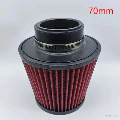 2.5 3 3.5 4 Inch Car Intake Air Filter for K＆N 14084-2 Universal High Flow Cone 102 89 76 70 63.5 60mm KN Tapered Mushroom Head