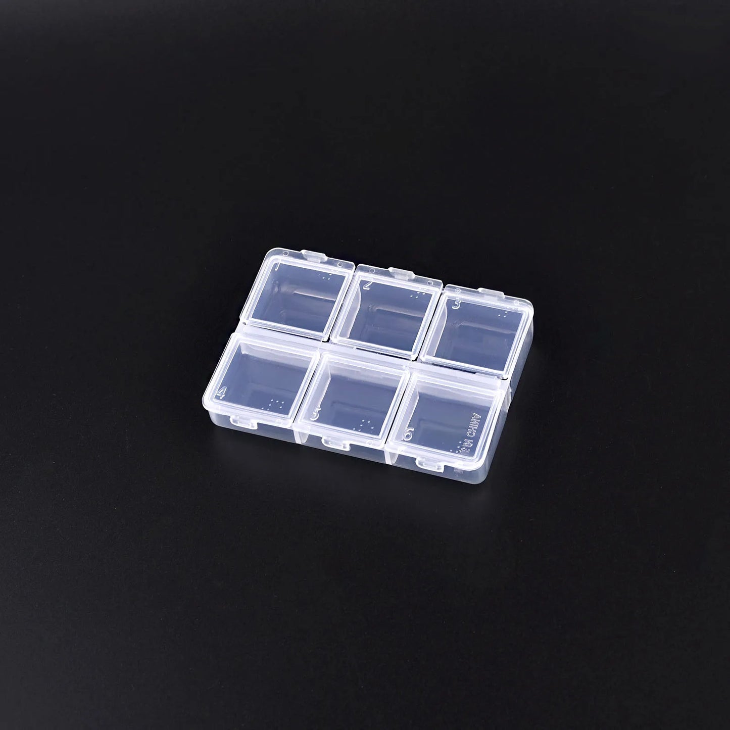Plastic Transparent Storage Box Jewelry Beads Container Jewelry Tools Accessories Box Small Items Sundries Organizer Case