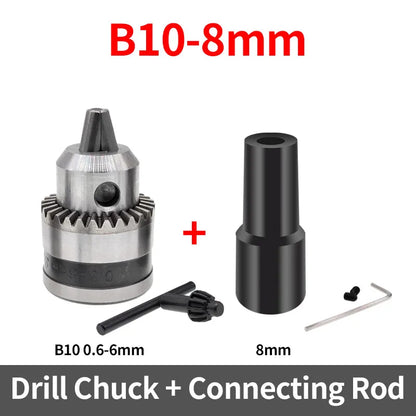 1PCS JT0 B10 B12 0.6-6mm 0.3-4mm 1.5-10mm Drill Chuck Adaptor Connecting Rod Shaft Sleeve Steel Copper Coupling 4/5/6/8/10/12mm