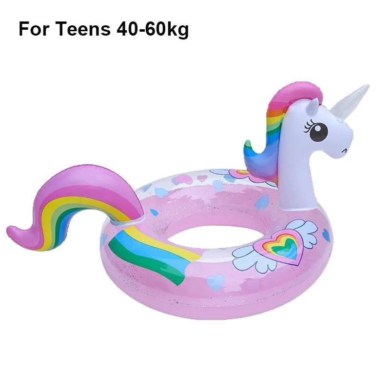 ROOXIN Swimming Ring Adult Water Play Tube Inflatable Swimming Seat Swimming Circle Pool Float Beach Party