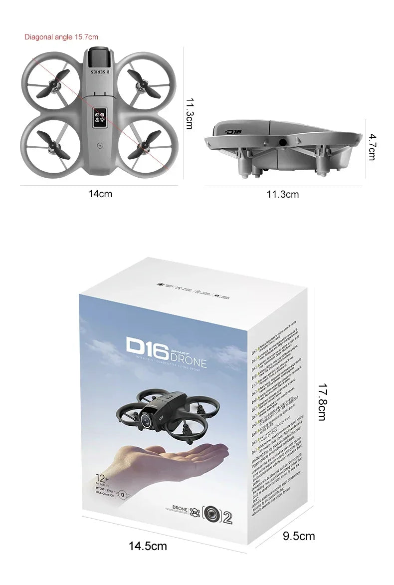 Lenovo D16 GPS Drone 8K Aerial HD Professional Dual-camera Helicopter Optical Flow Positioning Avoidance Brushless Power Drone