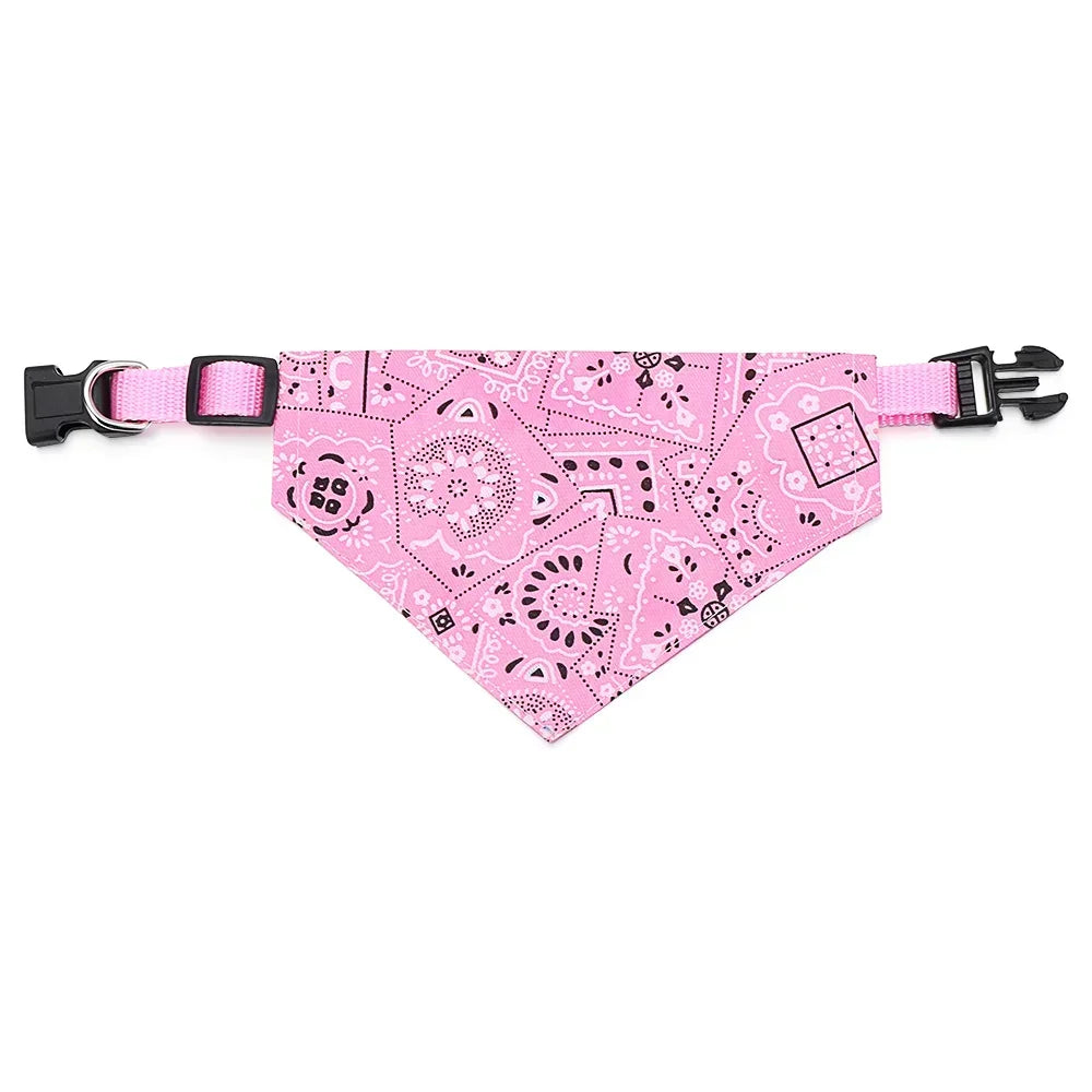 Dog Bandana Collar Detachable Dog Bandanas Scarf Collar Washable Dog Triangle Bibs Collars for Small Medium Dogs Cats