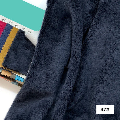 45x50cm 34~66# Plush Fabric For Sewing 5mm Pile Length 100 Polyester Hair Material For Popular Cotton Dolls DIY Handmade Fabric