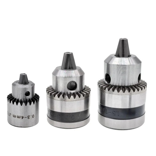 1PCS JT0 B10 B12 0.6-6mm 0.3-4mm 1.5-10mm Drill Chuck Adapter Connecting Rod Shaft Sleeve Steel Copper Coupling 4/5/6/8/10/12mm