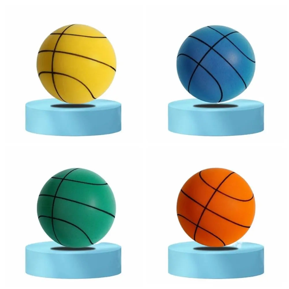 Baloncesto de entrenamiento silencioso de 18 cm/22 cm/24 cm, alta elasticidad, bajo nivel de decibelios, pelotas que rebotan ligeras, amortiguación, pelota muda que rebota