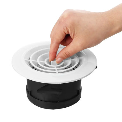 Various Shapes 100/150mm Round Ducting Ventilation Cover Air Vent Extract Valve Grille Air Circulation Vents Cover