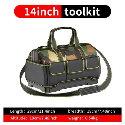 Professional Electrician Tool Bag, Reflective, Waterproof, Multi-Pocket, Durable Oxford, 4 Sizes Available