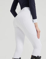 Spring and Summer Women's Knitted High-Stretch Slim-Fit Silicone Grip Riding Pants, Breathable