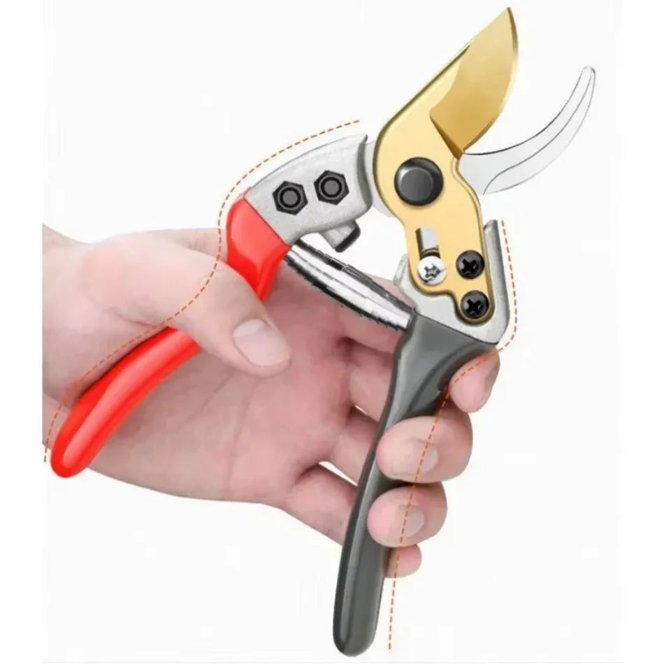 1 Pcs Horticultural Stainless Steel Scissors for Effortless Pruning of Branches Fruit Trees Coarse Branches and Branches