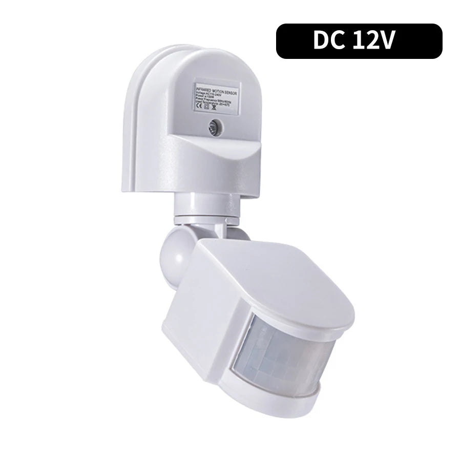 PIR Motion Sensor 220V 110V 12V Automatic Infrared Light Sensor Movement Detector Outdoor LED Light Switch Human Presence Sensor
