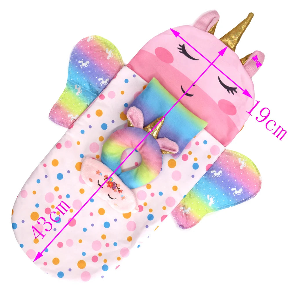 Doll accessories for 15-17 inch newborn doll backpack, seat towel, blanket, toy diaper, panties bag