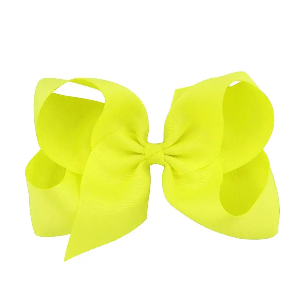 1PC Grosgrain Ribbon Solid Color Hair Bows Clip Girls Hair Clips Hairpins Barrettes Kids Baby Hair Accessories Wholesale