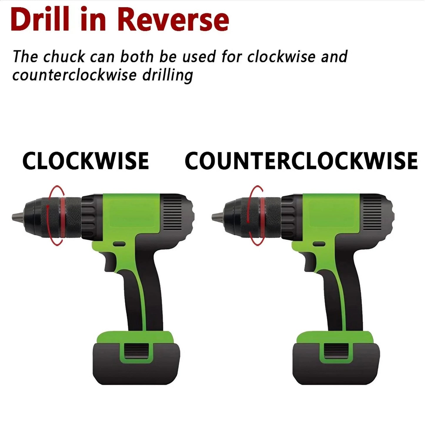STONEGO 2 sizes 1 Set 2-13mm/1.5-10mm Drill Chuck Drill Adapter 3/8-24UNF Changed Impact Wrench Into Electric Drill Tools