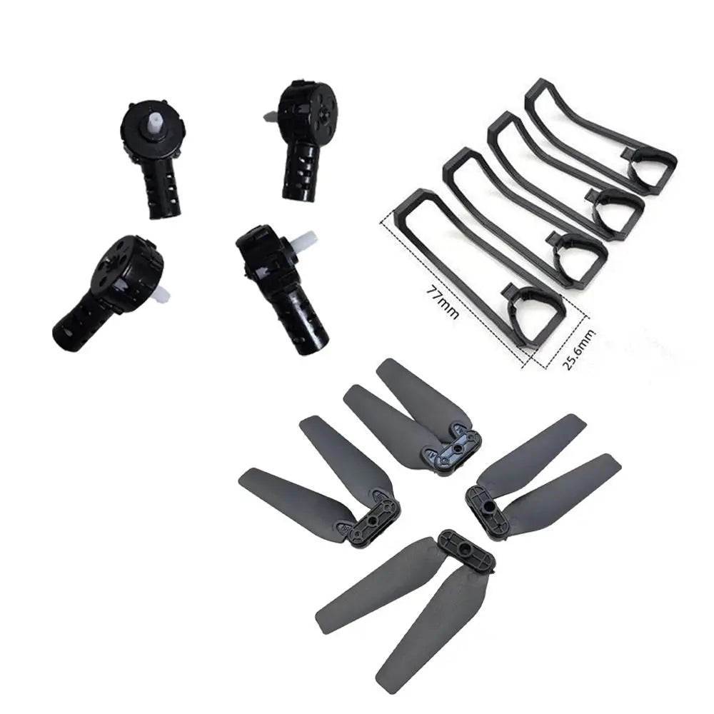 4 Pcs Plastic RC Drone Propeller Blade Universal Easy Install Crash Guard Cover RC Quadcopter Parts Plastic for E88 E88Pro