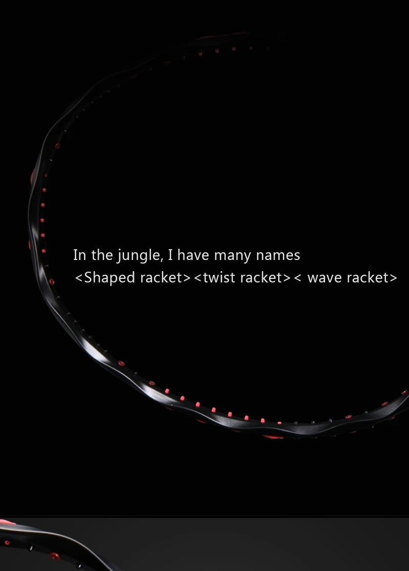 MH-V5 5U 75g Wave Legal Original Max 38lbs 100% Full Carbon Fiber Torsion Frame Badminton Racket, Novice Professional, ALPSPORT