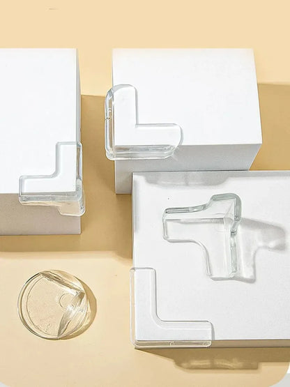 4/8/10/12Pcs Baby Safety Silicone Protector Table Corner Edge Protection Cover Transparent Anti Collision Soft Guard Home Tool