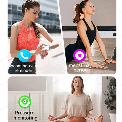 New Health Smart Bracelet Men Women Fitness Sports Band Stress Test HRV Monitor Waterproof Pedometer Smart Watch for Android iOS