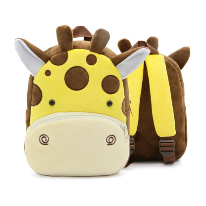 Cartoon Cute Plush Backpack Animal Backpack Boy Girl School Backpack Outing Leisure Bag