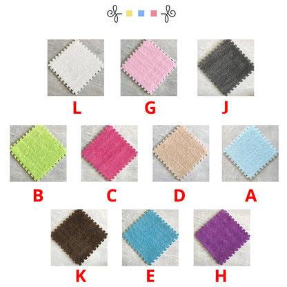 Soft Plush Kids Carpet Baby Play Mat Children's Rugs Toys EVA Foam Children's Mat Puzzle Interlock Floor Mats 30*30 CM
