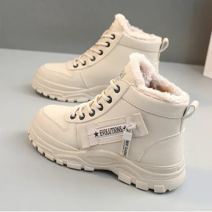 Winter Snow Boots for Women Casual High-top Shoes Warm Women's Sneakers Platform Ankle Boots Plus Size 45 Zapatillas De Mujer New