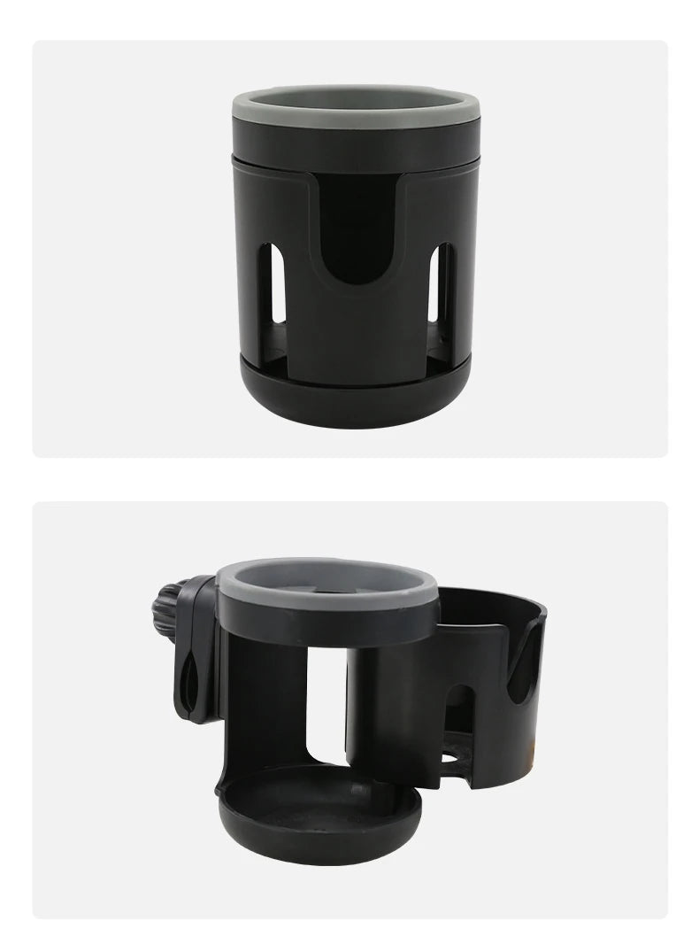 Stroller Cup Holder Phone Support Milk Bottle Drink Cup Holder Conversion 2 Cups Universal for Pram Baby Stroller Accessories