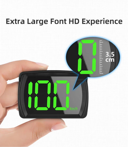 New M22 Car GPS Head-Up Display Speed, RPM (Revolutions Per Minute) in KMH (Kilometers Per Hour) or MPH (Miles Per Hour), HUD GPS Speedometer Projector Screen Dashboard with Odometer and Overspeed Alarm