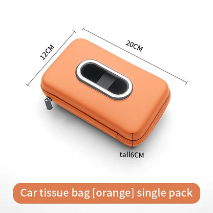Car sun visor tissue box, seat back car mounted tissue box, car mounted armrest box, high-end storage decoration sanitary paper box
