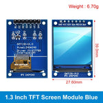 TFT Display 0.96 / 1.3 inch IPS 7P SPI HD 65K Full Color LCD Module ST7735 / ST7789 Drive IC 80*160 240*240 (Not OLED)