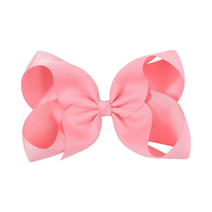 1PC Grosgrain Ribbon Solid Color Hair Bows Clip Girls Hair Clips Hairpins Barrettes Kids Baby Hair Accessories Wholesale