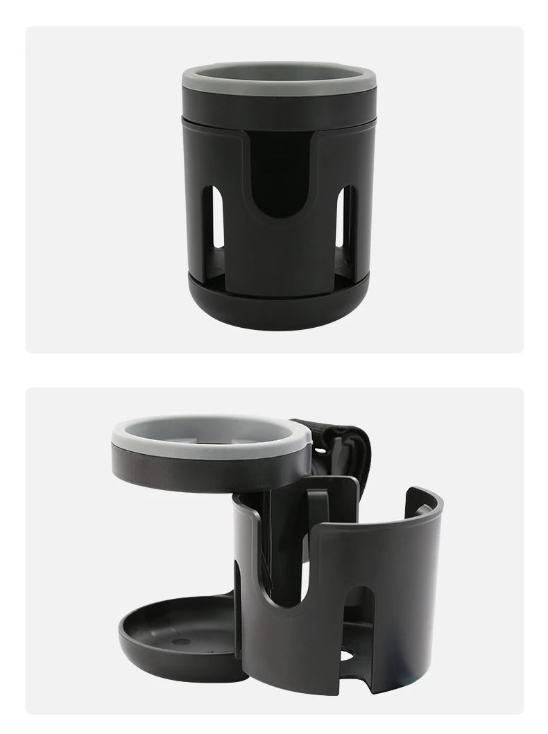 Stroller Cup Holder Phone Support Milk Bottle Drink Cup Holder Conversion 2 Cups Universal for Pram Baby Stroller Accessories