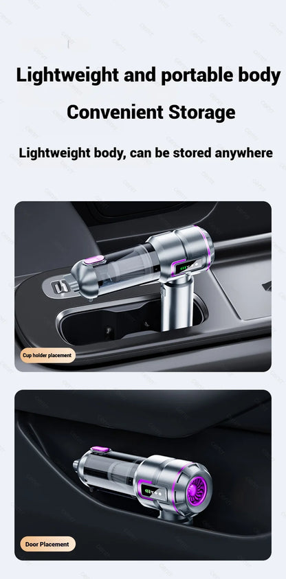 NEW Car Vacuum Cleaner, 998000PA Mini Cordless Powerful Portable Car Vacuum Cleaner for Home, Handheld Blower Car Cleaner