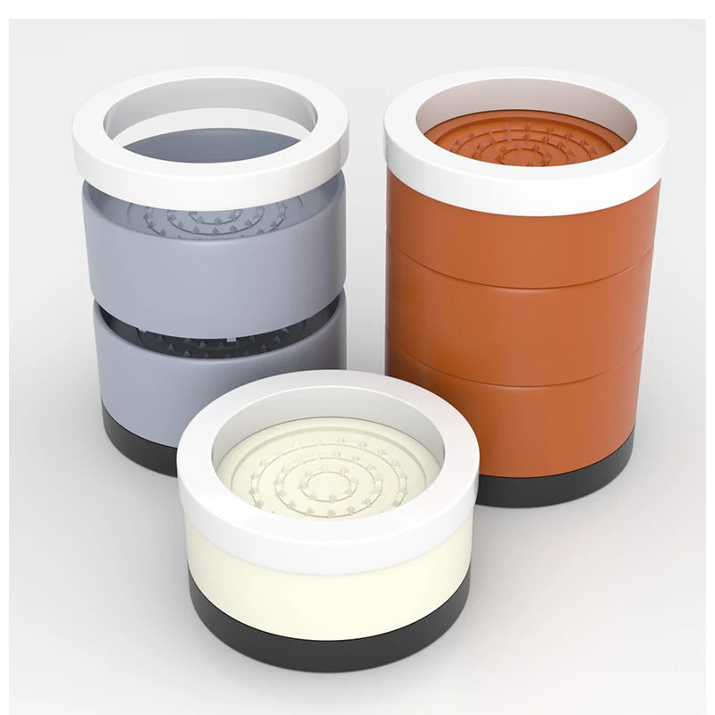 Stackable Furniture Heightening Foot Pads: Table Leg Pads, Coffee Table & Cabinet Base Risers, Bed Leg Heightening Pads