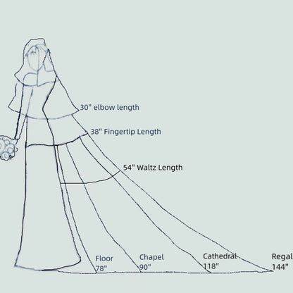 Pearls White Ivory Long Bridal Veil With Comb 1 Layer, Cathedral Wedding Veil with Pearls, Velos de Noiva, Crystal Beads, 75-300cm