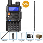 Walkie Talkie, UV 5R 5W 8W Dual Band Ham Two Way Radio, Vhf Uhf FM Radio, Handheld Transceiver, Hunting 16KM, BAOFENG
