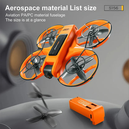 Upgrade S156 Drone 8K HD Dual Camera 3 Battery 5G WiFi FPV Brushless Motors Optical Flow Hover Obstacle Avoidance GPS Four-Axis Drone
