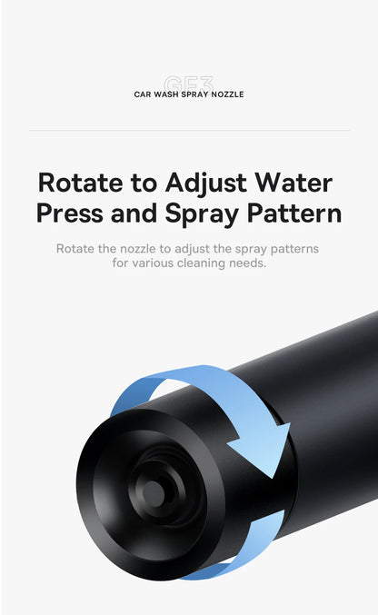 Water Gun, Car Wash Gun, High Pressure Washer Cleaner Supplies, Watering Spray Sprinkler and Nozzle Water Jet, Garden Washer, Baseus