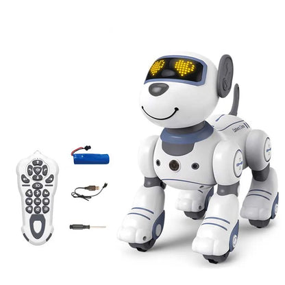 Intelligent Remote Control Robot Dog Electronic Stunt Voice Command Programmable Touch-sense Music Song Children's Toys for Boys