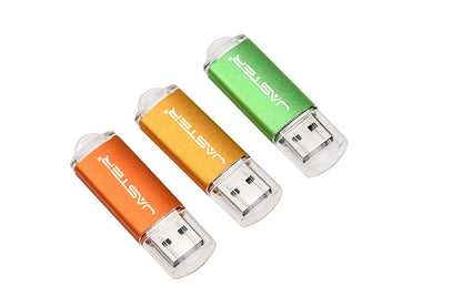 JASTER High-speed USB 2.0 Flash Drive Mini Plastic Pendrive 128MB 4GB 16GB 32GB 64GB 128GB with Keychain Memory Stick Pen Drive