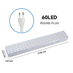 Emergency Evacuation Light 60 LEDs Handheld Fire Lamp Wall Mounted Emergency Lamps Rechargeable Lighting for Power Failure Use