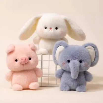 Cute 16cm Plush Companion Doll Capybara Elephant Stuffed Animal Pillow Super Soft Bear Animal Plush Toy Sleeping Gift