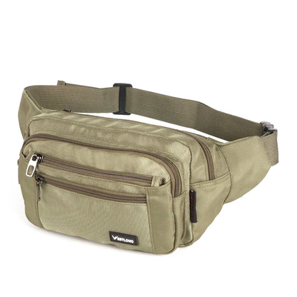 Waist Pack, Casual Functional Fashion Men Waterproof Fanny Pack, Women Belt Bum Bag, Male Phone Wallet Pouch Bags, Unisex 98011