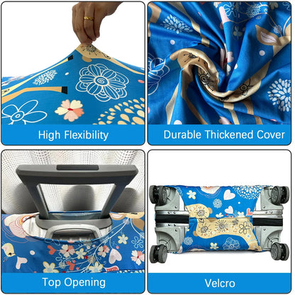 Luggage Cover Suitcase Cover Protector Suitcase For 18-32 Inch Luggage Boot Washable Prevent Scratches Travel Accessories
