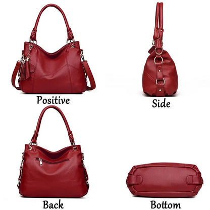 Women Real Leather Handbags Women Messenger Bags Designer Crossbody Bag Women Top-handle Bags Tote Shoulder Bags Women's Bags